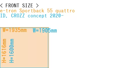 #e-tron Sportback 55 quattro + ID. CROZZ concept 2020-